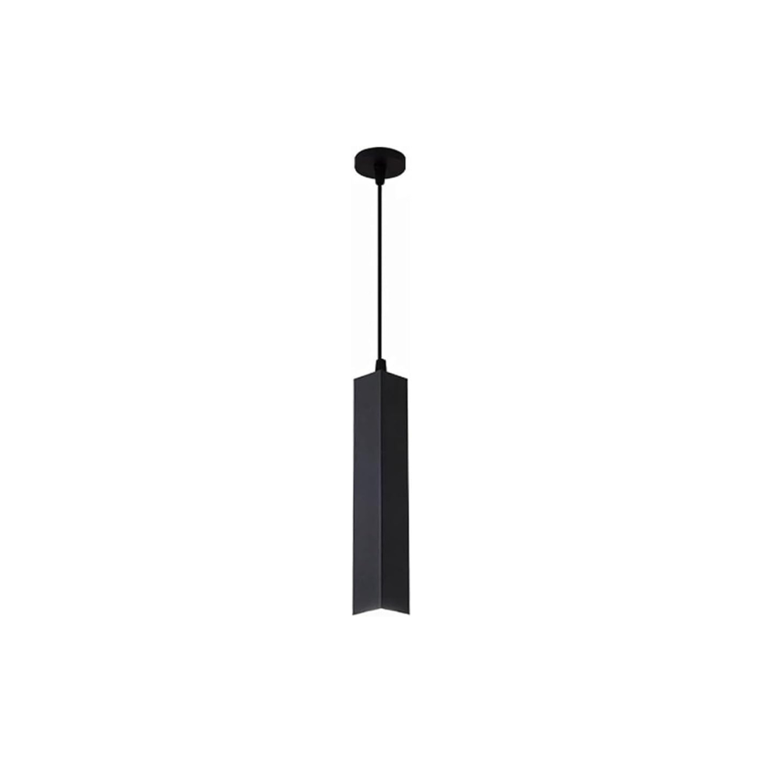Nowoczesna regulowana lampa wisząca LED czarna