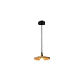 Industrialna Lampa Wisząca Drewniana Retro Minimalistyczna