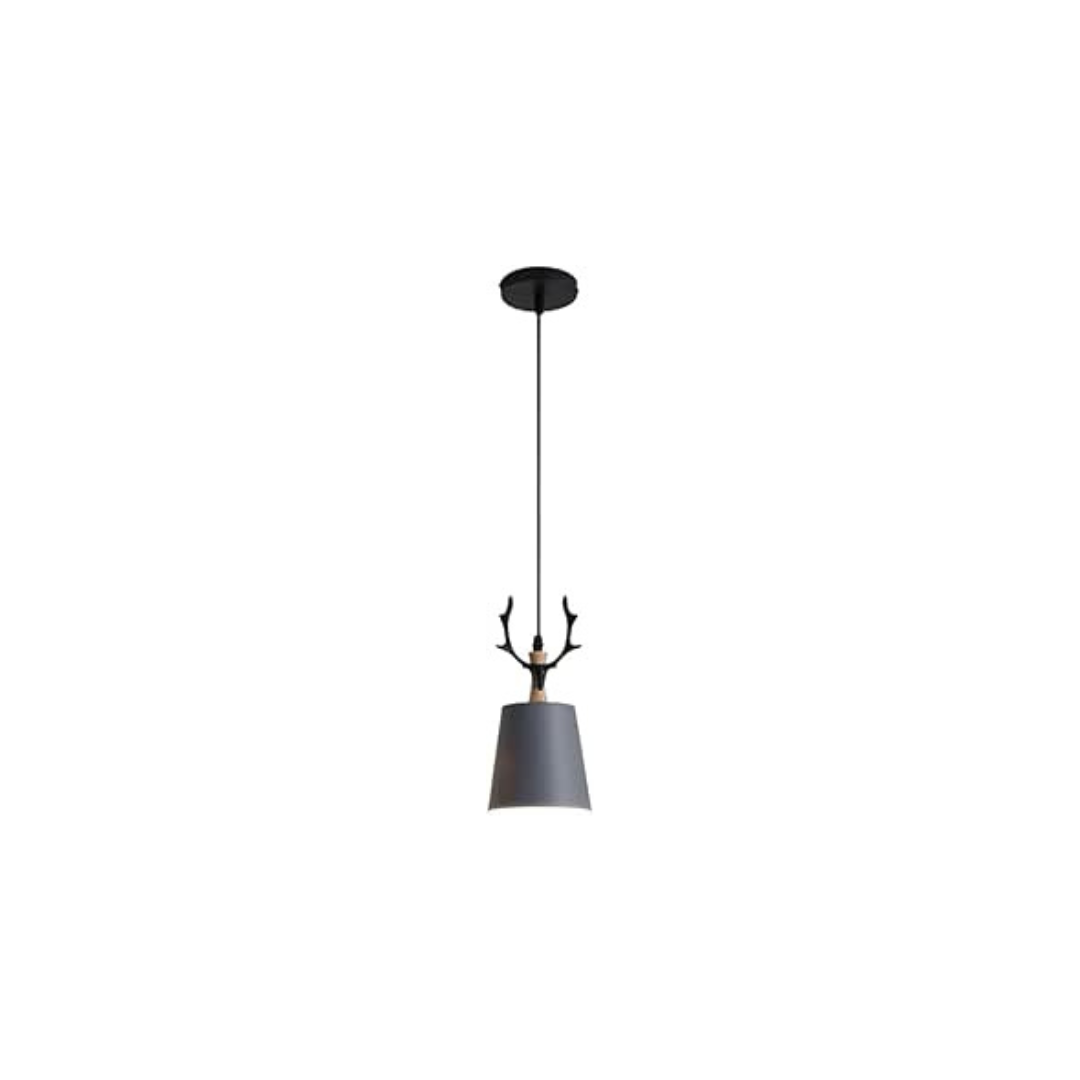 Industrialna lampa wisząca poroże metalowa dekoracyjna