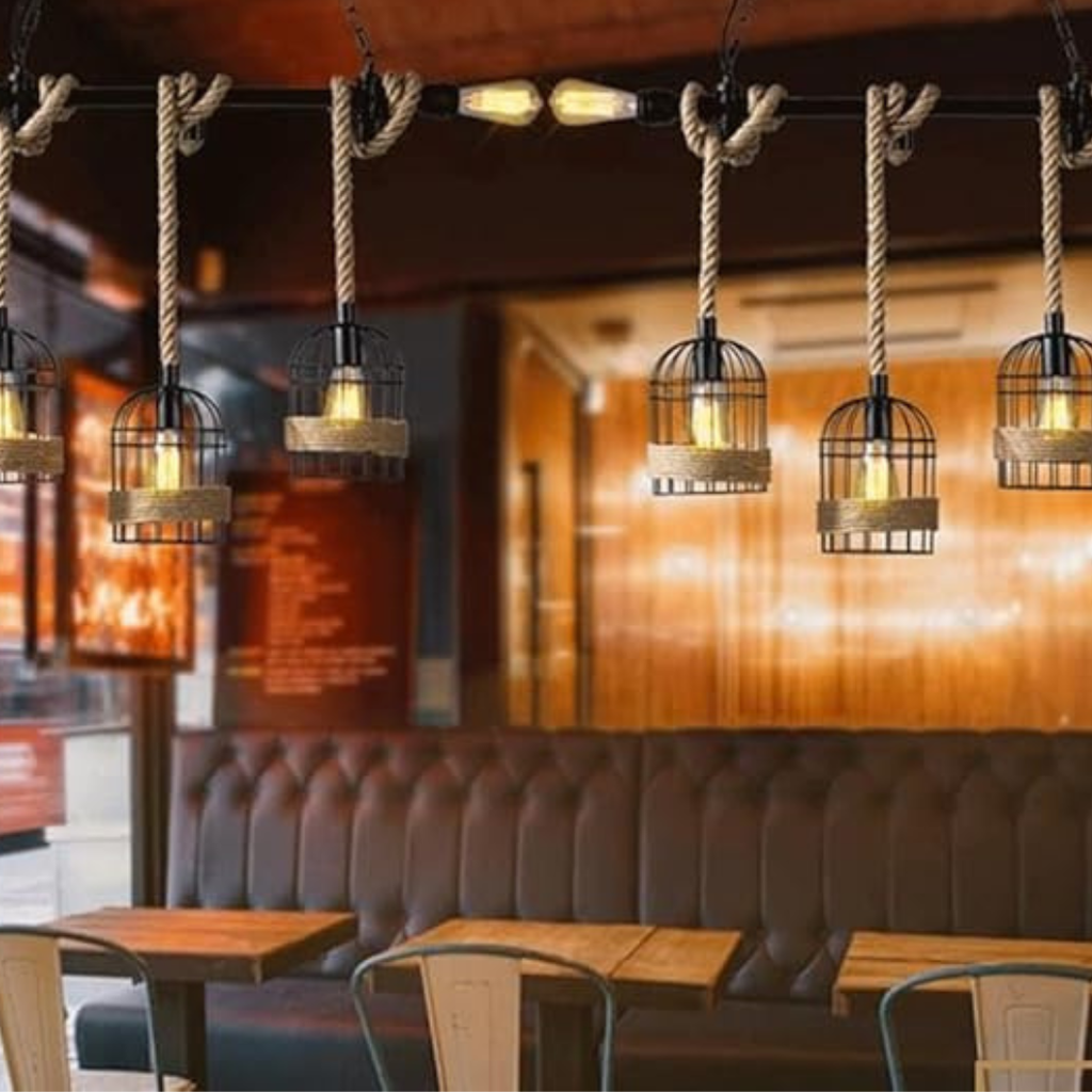 Lampa Wisząca Industrialna 3-Punktowa na Łańcuchu