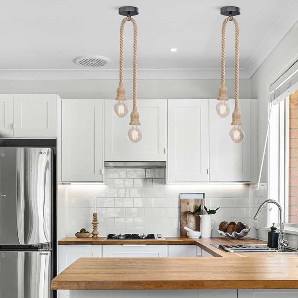 Lampa Wisząca Lina Jutowa Rustykalna E27 – Innofol