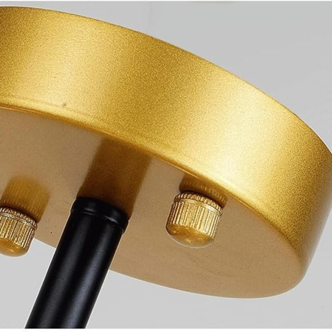 Industrialna lampa wisząca kula mleczne szkło